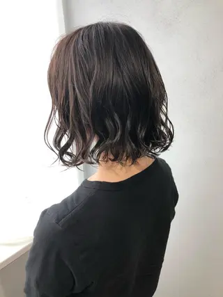 ショート パーマ ロングパーマ木村 ボブパーマのヘアスタイル