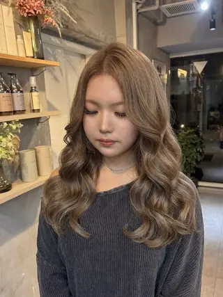 ロング カラー 心斎橋難波/カラー ココロのヘアスタイル