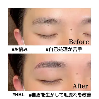 メンズ アイブロウ Eye lashのマツエク・マツパデザイン