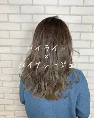 セミロング カラー HIRO. ★のヘアスタイル