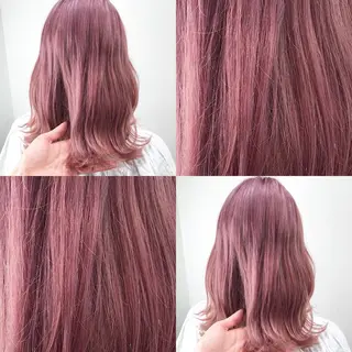 ミディアム カラー 🌙HIZUKI🌙 ハイトーン 艶髪のヘアスタイル