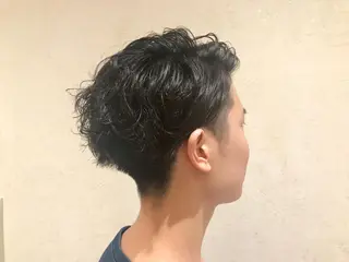 ショート パーマ メンズ Vir by browのヘアスタイル