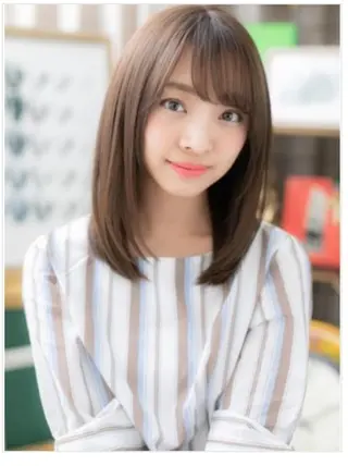 ミディアム パーマ 中野 雄介のヘアスタイル