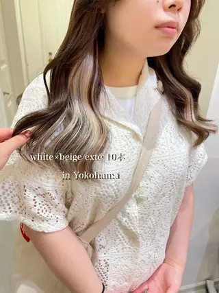 ロング カラー シールエクステ横浜 🐏☁️miminaのヘアスタイル