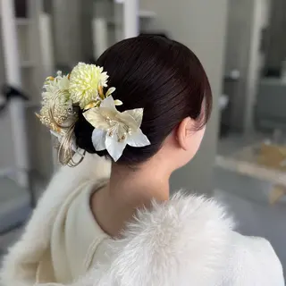 ミディアム ハイトーン/ブリーチ 栄/Sayakaのヘアスタイル