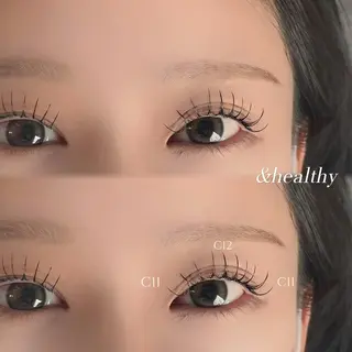 マツエク・マツパ F room UMEDAのマツエク・マツパデザイン