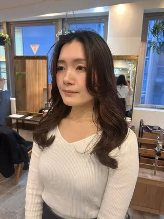 セミロング 似合わせカット/新宿 /みづき🐏のヘアスタイル