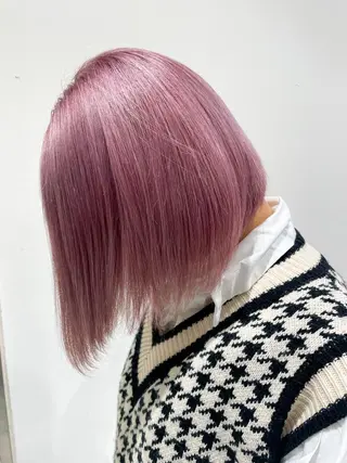 ミディアム カラー ハイトーン特化 川井優汰のヘアスタイル