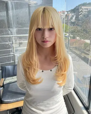 セミロング 山浦司颯‪/ カラー/レイヤーのヘアスタイル