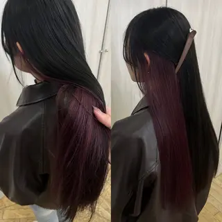 ロング カラー ハイライト/レイヤー /ハイトーン/AOIのヘアスタイル