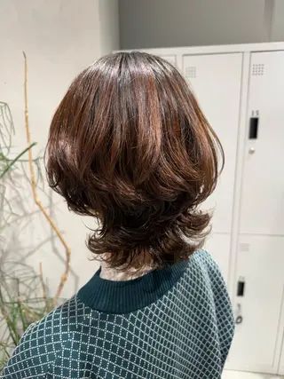 ショート パーマ 透明感カラー✨艶髪 制作🌱山根あゆみのヘアスタイル