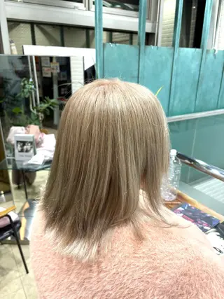 ミディアム カラー 横浜/ショート/ボブ 💫  西田 陸💫のヘアスタイル