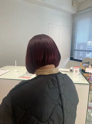 ミディアム カラー Louwe 小島のヘアスタイル