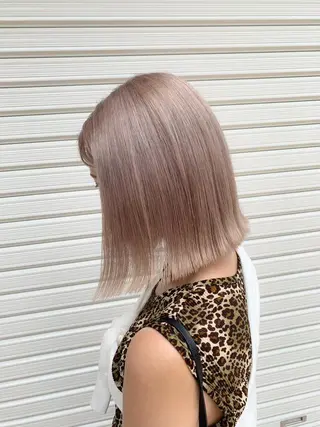 ミディアム カラー 赤みゼロ/透明感 カラー🌿KANTAのヘアスタイル