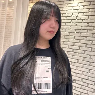ロング 🤎オリーブカラー× パーマ特化💫森口のヘアスタイル