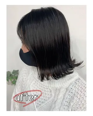 ミディアム キッズ 安藤 まどかのヘアスタイル