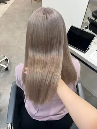 セミロング カラー MEI🎀つやカラー 🎀レイヤー🎀渋谷のヘアスタイル
