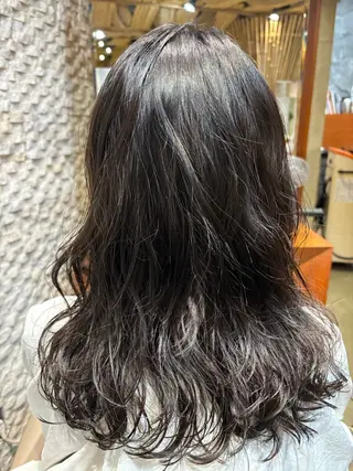 セミロング kingdom青山店 小宮愛理のヘアスタイル
