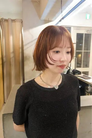 ショート カラー じゅわっと暖色カラー 🍊Moemiのヘアスタイル