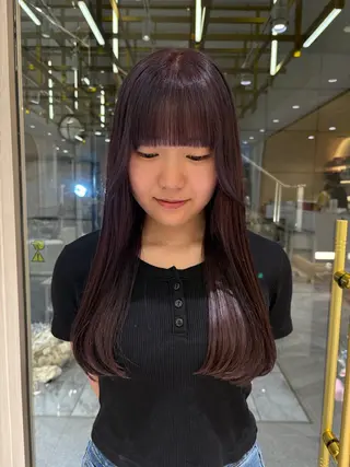 ロング カラー 🦋sana🦋 似合わせカット✁のヘアスタイル