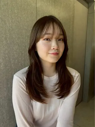 セミロング 【パーマ/レイヤー】 🌷NATSUKIのヘアスタイル