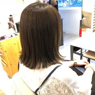 ミディアム カラー 金子 富士のヘアスタイル