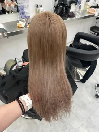 カラー 透明感ベージュ🎀 Anju/渋谷🎀のヘアスタイル