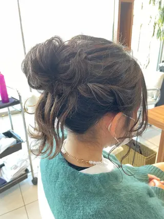 ヘアアレンジ ☪︎⋆ hair & eye yuka˚✩のマツエク・マツパデザイン