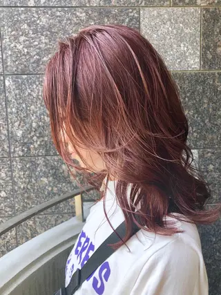 ミディアム カラーアンドケアリタ kitamuuuのヘアスタイル