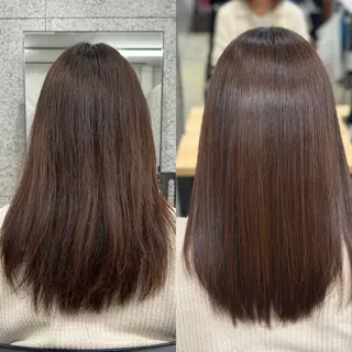 セミロング 髪質改善/浅沼 亮のヘアスタイル