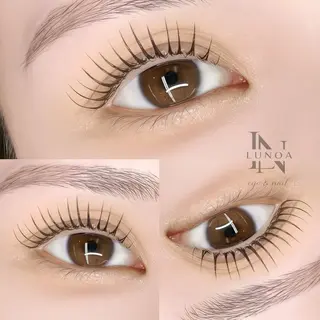 マツエク・マツパ LUNOA ayuのマツエク・マツパデザイン