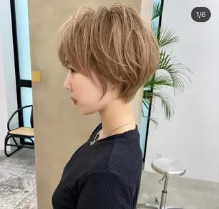ショート 柴田 日菜子のヘアスタイル