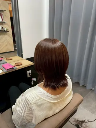 ミディアム 梨沙_ 蘇我2号店のヘアスタイル