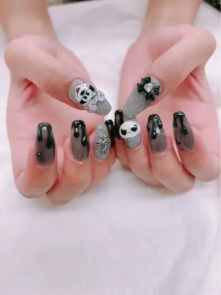 ロング ネイルJaol 池袋のネイルデザイン
