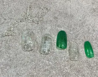 ロング カラー パーマ ヘアアレンジ メンズ キッズ ネイル マツエク・マツパ アイブロウ Salon Kのネイルデザイン