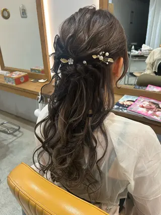 ロング 小澤 志穂のヘアスタイル