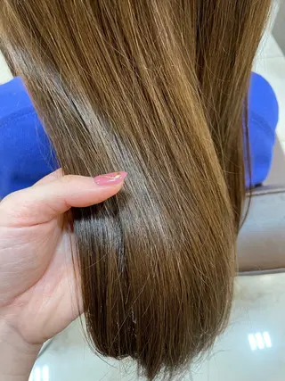セミロング カラー 似合わせまつパ× 透け感カラー/ゆりのマツエク・マツパデザイン