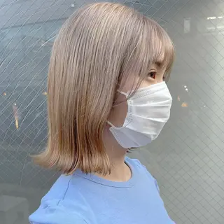 ショート カラー ヘアアレンジ satsuki 暖色・ブラウンカラーのヘアスタイル