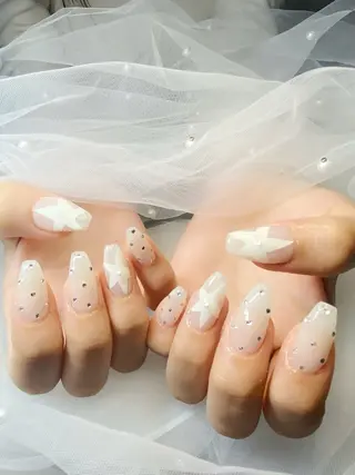 ネイル ハイネイル 自宅サロンのネイルデザイン