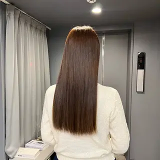 ロング 中田 姫歌のヘアスタイル