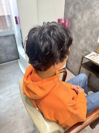 パーマ メンズ 伊関 優愛*.+ﾟのヘアスタイル