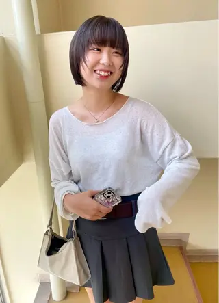 ショート カラー ヒナゴ トヨカズのヘアスタイル