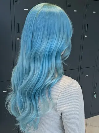 ロング カラー MOKA🌼 淵野辺デザインカラーのヘアスタイル