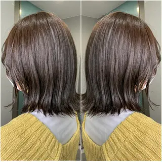 ミディアム カラー ヘアアレンジ 韓国hair🦋 Nanaのヘアスタイル
