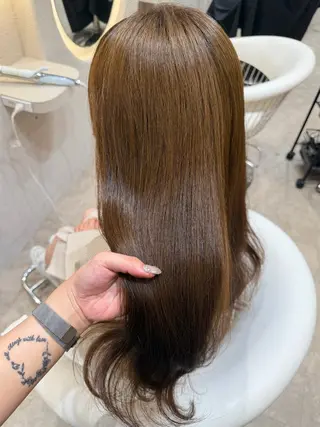 セミロング カラー 🍑艶髪/艶カラー 🍑MOMOKA🍑のヘアスタイル
