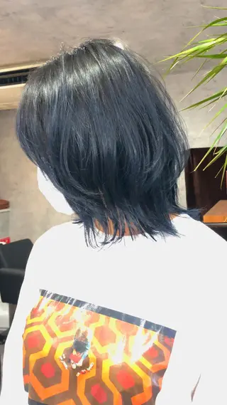 ショート カラー ウルフ/デザイン/ 大阪/タカハシユウキのヘアスタイル
