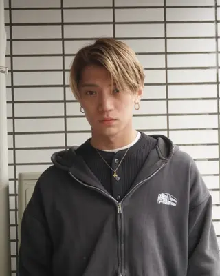メンズ 毛流れヘア×眉 ワックス/RIKUのヘアスタイル