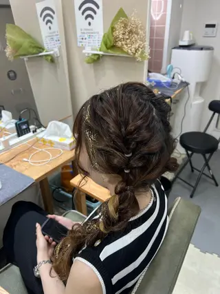 ロング ヘアアレンジ 山室 敬義のヘアスタイル