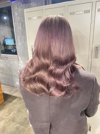 ロング カラー エフェクトブリーチ 🌟前澤啓太朗のヘアスタイル