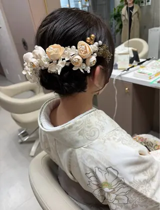 ミディアム 坂本 沙也加のヘアスタイル